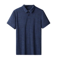 RUHANE Mens Quick Dry Polo Shirt Outdoor Short Sleeve Golf T-Shirts Plus Size Athletic Casual Tees M