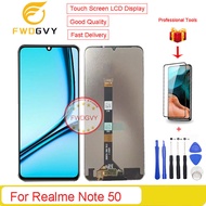 6.74นิ้วสำหรับ Realme Note 50สัมผัสหน้าจอ LCD หน้าหน้าจอดิจิตอลชิ้นส่วนซ่อมอะไหล่ทดแทน