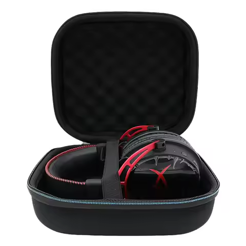 for HyperX Cloud Alpha Wireless Headphone Storage Bag Hard EVA Box Alpha S Headset Travel Carrying C