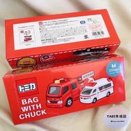 正版授權 日本帶回 TOMICA トミカ 多美 小汽車 夾鏈袋 卡通袋 零食袋 食物袋 餅乾袋 糖果袋 分裝袋 收納袋