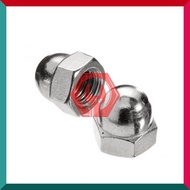 M10 Cap Nut P1.25 Fine Thread Stainless Steel 304