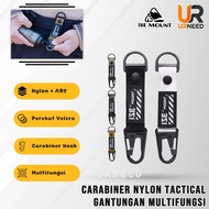 GANTUNGAN Tactical Nylon Belt Backpack Hanging Buckle Quickdraw Carabiner ISE MOUNT