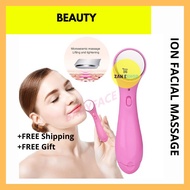 Mesin Urut Muka Ultrasonic Ion Facial Massage Face Cleaner Face Lift Facial Beauty Device Skin Care 