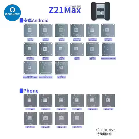 MIJING Z21 MAX BGA Chip Tin Station CPU Reballing Stencil Platform for iPhone 6-14 Pro Max A8-A17 Qu