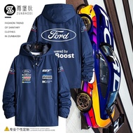 🏎️ เสื้อแข่งรถ F1 Ford GTชุดแข่งF1 Le Mansที่ระลึกhoodedคลิปผู้ชายและผู้หญิงคลับปรับแต่งแจ็คเก็ตอินเทรนด์ ชุดลำลองกลางแจ้ง