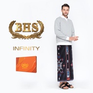 Sarung BHS Infinity Gold Motif V32 EKB Hitam Merah