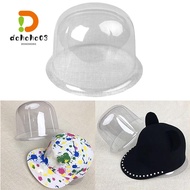 DOHOHPH Baseball Hat Display Rack, Inner Support PVC Bucket Hat Storage ,  50-57cm Transparent Cover