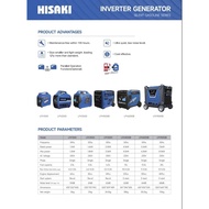 HISAKI INVERTER GENERATOR LPV3500