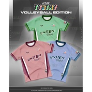 【Ready Stock】Volleyball Edition Unisex T-shirt Design Malaysia Baju VOLLEYBALL jersey custom name ba