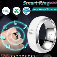 KUGIGI NFC Smart Ring, Wearable Connect Stainless Steel Finger Digital Ring, Creative Magic Wear Mul