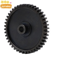 YUMEIREN Spur Gear, Black Low Noise Motor Pinion Gear, Durable 44T Steel RC Car Main Gear for HPI Sa