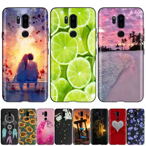 For LG G7 ThinQ Case Cover Soft Silicone Phone Cases For LG G6 G7ThinQ G710 G7+ G6 Plus TPU Bumper C