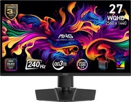 MSI MAG 273QP QD-OLED X24 27-inch 2560 x 1440 (QHD) Gaming Monitor, 240Hz, Adaptive-Synch, HDMI, Dis