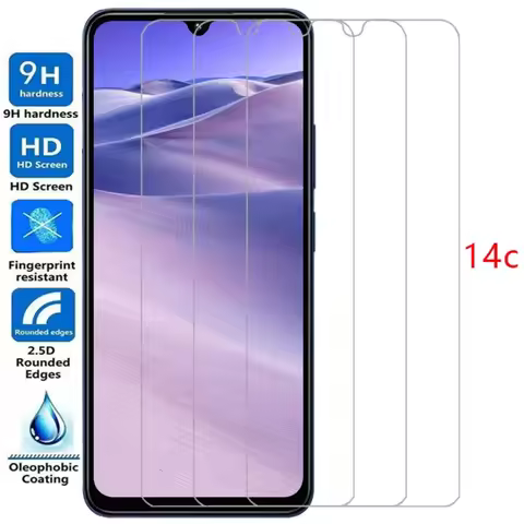 1-3pcs Screen Protector for Xiaomi Redmi 14c Protective Tempered Glass For Redmi14C 14 C C14 4g 5g 1