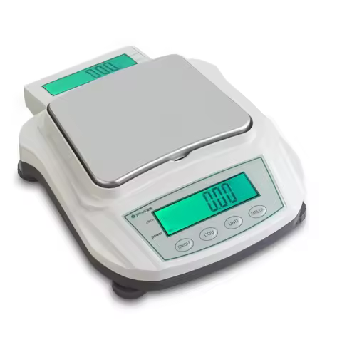 0.1g 0.01g Double Display Rechargeable Weighing Scale Dual LCD Display Electronic Labs Precision Bal