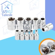 MATA Wiku Eye Sock Torx Sok Bintang 3/8" E10 E12 E14 E16 E18 E20 Conv 1/2