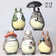Miyazaki Hayao Totoro ทำด้วยมือ-5ตุ๊กตาของเล่น Tetro ถัดจากตุ๊กตา Dodoro