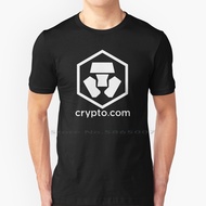 Crypto.com Coin Cryptocurrency-Crypto Com Coin Cro T Shirt 100% Cotton Cryptos Cryptocurrencies Cryp