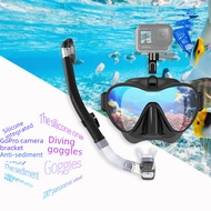 Cermin mata menyelam rentas sempadan gopro braket snorkelling selam percuma cermin tiub pernafasan b