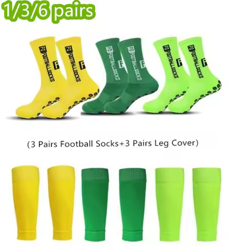 1/3/6 pair of combination adhesive point anti slip, sweat and odor resistant FS football sports sock