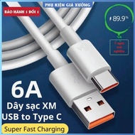 6A fast charging cable for XM USB - Type C. Type C charging cable, 67W fast charging cable, Type C f