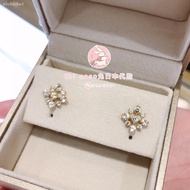 ✓✽Ponte Vecchio10k gold Japanese cute water elf white topaz earrings soso rabbit Japan purchasing