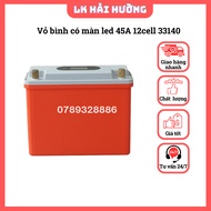Watertight ES12-32E 45Ah battery case containing 12 33140 cells with led