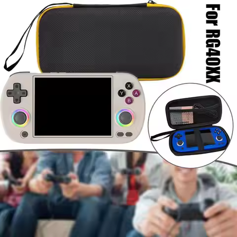 Protable RG40XX H Case Game Console Anbernic RG40XXH Protect Bag Cases Accessories Cable Storage Box
