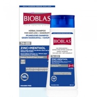 Bioblas Herbal Hair Loss Shampoo For Anti Dandruff - Menthol + Zinc (360ml)
