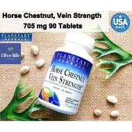 ฮอร์สเชสนัทสกัด Horse Chestnut Vein Strength 705 mg 90 Tablets - Planetary Herbals สารสกัดจากเกาลัดม