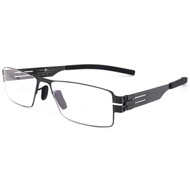 Glasses Model IC BERLIN 863424 Gray Eyeglass frame For Cutting Lenses Sporty Style Material Stainles