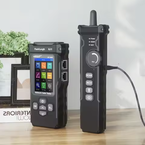 NOYAFA Network Cable Tester Multifunction Cable Tracker Support PING test/IP scan/Poe Measure Length