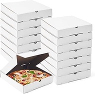 15 Pcs Cardboard Pizza Box 7.3 x 7.3 x 1.6 Inch White Kraft Corrugated Mini Pizza Pizza Boxes Used f