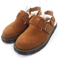 【5積分】成色極佳 ▼ Dr.Martens Martens Jorge 羊毛絨面革穆勒涼鞋ブラウン英國製造 男款