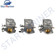 688-14301-08 Carburetor Assy (3PCS) For Yamaha Outboard Motor 2T 50HP 75HP 85HP 688-14301 68814301 B