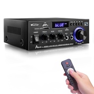 AK45 Pro Stereo Amplifier Home Audio, Stereo Receivers with Bluetooth 5.0,Max 400W, 2.0 Channel Audi