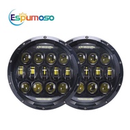 Xwba15 Jeep Headlight 7 Inch 13 Beads Harley Modification Accessories Car Bulbs Motorcycle Spotlight