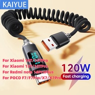 KY32 120W 6A USB To Type C Cable Fast Charging Data Cord For  Xiaomi 14T 14TPro 15T 15TPro Redmi not