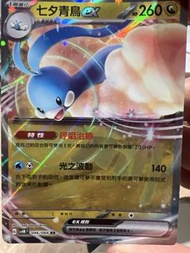 Pokémon 寵物小精靈卡 七夕青鳥 EX 閃卡
