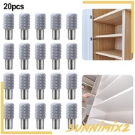 [Sunnimix2] 20Pcs Shelf Pins Cabinet Shelf Bracket Shelf Support for Cupboard Kitchen Closet