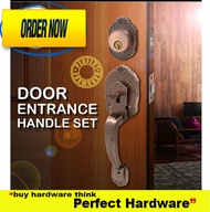 1188AC QUALITY ENTRANCE DOOR LOCK SET DOUBLE HANDLE DEADBOLT GRIPSET HANDLE DOOR LOCK PINTU DEPAN KL