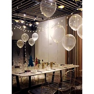 Transparent Transparent Balloons Influencer Stars Sequins Confetti Birthday Creative Party Proposal 