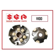 SUZUKI V100 FRONT PULLEY SET ASSY V 100 V-100 FRONT PULLEY DEPAN PULLEY ASSY SUZUKI