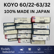 KOYO 60/22 60/28 60/32 62/28 62/32 63/22 63/28 63/32 (OPEN/2RS) DEEP GROOVE BALL BEARING KOYO JTEKT