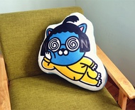 Korea Kakao friends Kakao peach blue cat fart around Ryan the lion doll pillow cushion lumbar