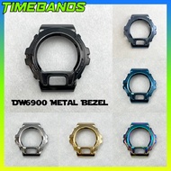 Dw6900 Stainless Steel Bezel Customized G Shock Dw6900 Strap Jam Tali Dw6900 Metal Bezel