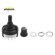 3P4T 3 Pole 4 Position Single  Band  Rotary Switch w Knob