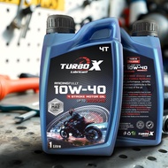 Turbo X 4T 10w40 Motorcycle Engine Oil Yamaha Y15 Y16 MT25 Benelli SYM HONDA AVETA MODENAS KAWASAKI 