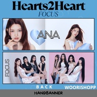 HAND BANNER HEARTS2HEARTS 2 SIDES KPOP UNOFFICIAL H2H ANA CARMEN IAN JIWOO JUUN STELLA YUHA