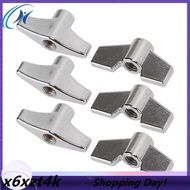 Drum Set Fixed Wing Nuts T Type Stand Nut Cymbal Washer Replacement Percussion Instrument Parts